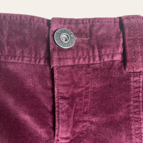 Athleta Roseville Burgundy Red Corduroy Mini Skirt Size 2 - Picture 3 of 7
